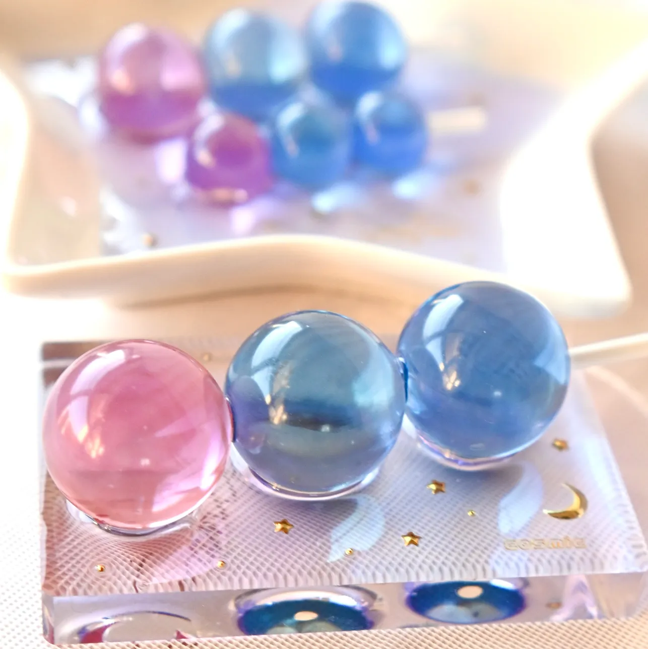 まっｻﾝさんのレジン作品 | シリコンモールド 球体6種