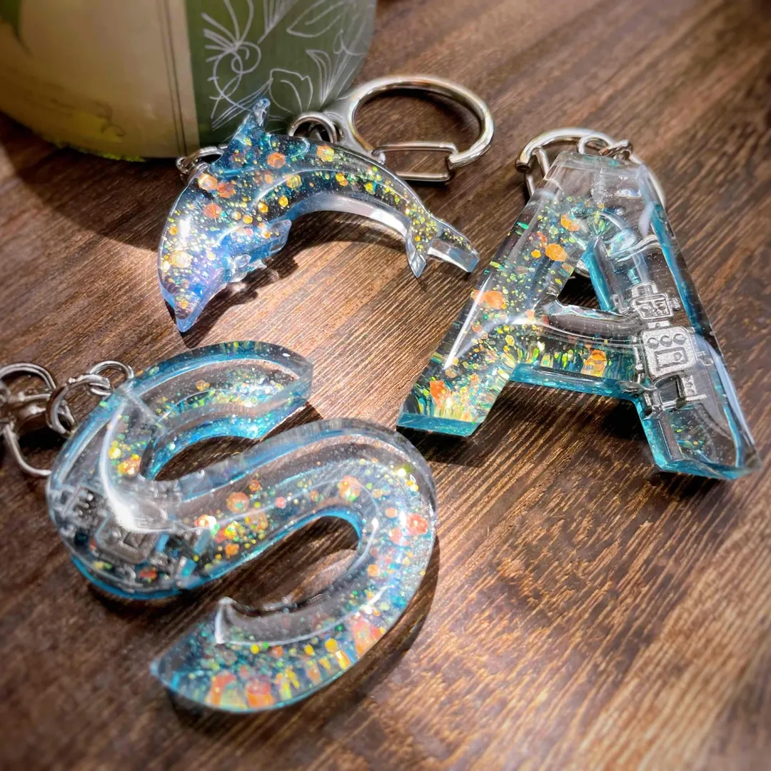 jack&cocoさんのレジン作品 | シリコンモールド イルカ いるか 1個 海豚 レジン ソフト...