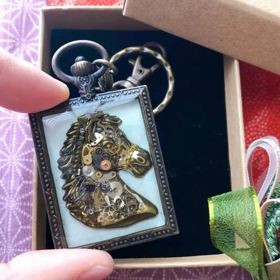 jack&cocoさんのレジン作品 | 15個【レジン 枠】 フレーム 長方形 懐中時計のレジン枠 ...