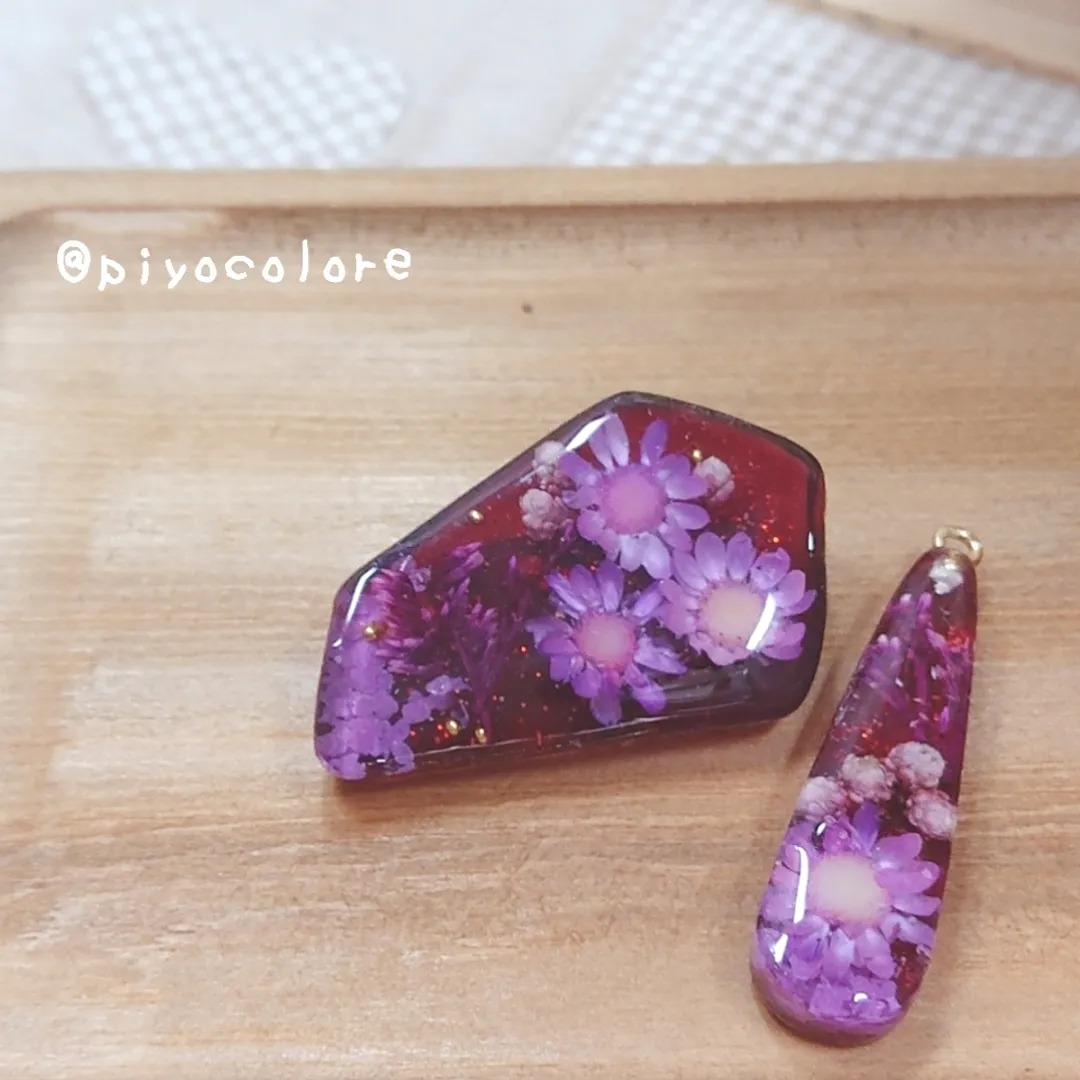 piyocoloreさんのレジン作品 | 【定期便】作家のためのレジン 200g