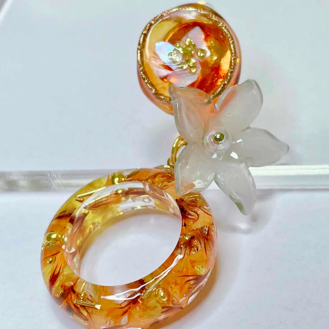 Sunny_color_aさんのレジン作品 | 【高粘度】作家のためのレジン ぷっくりレジン 100g