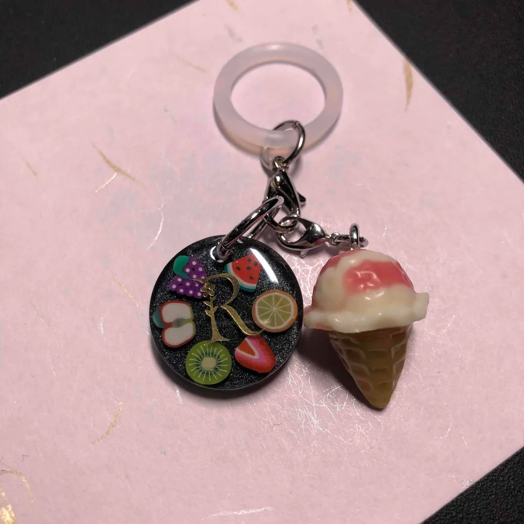michika（路華）さんのレジン作品 | デコパーツ クレイ 「 スライスクレイ  フルーツミックス ...