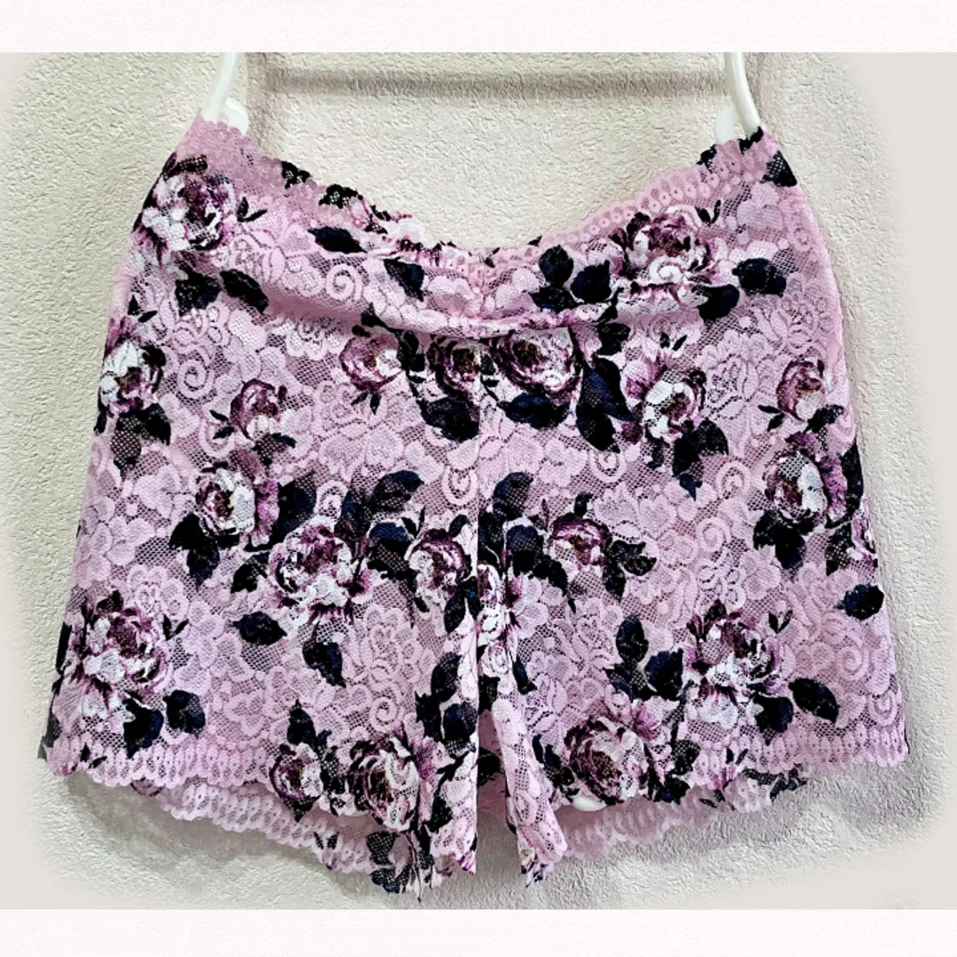 SewingMenuetさんのソーイング作品 | 幅広ストレッチレース 幅約28cm 1m単位 ピンク 紺 幅...