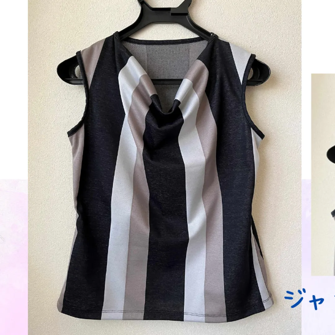 SewingMenuetさんのソーイング作品 | 【ニット生地★ストライプ 全2色】少しさらっとした手触りでや...
