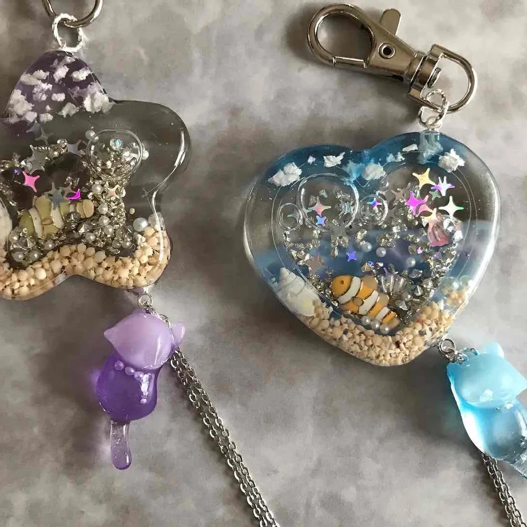 S & co.さんのレジン作品 | 超透明【大容量UV-LEDレジン液】70g 『コスパ＆クオリ...