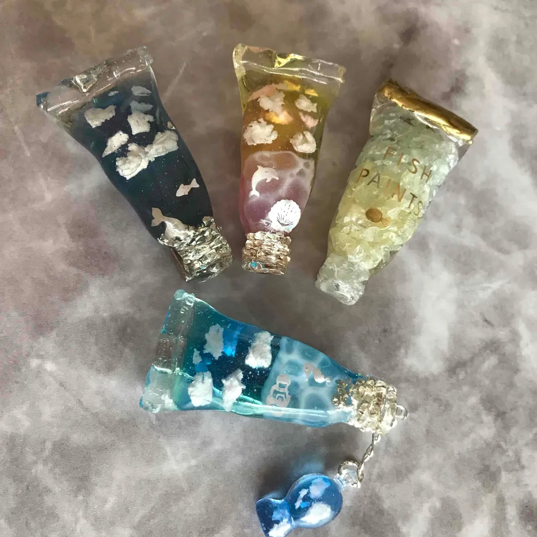 S & co.さんのレジン作品 | 超透明【大容量UV-LEDレジン液】70g 『コスパ＆クオリ...