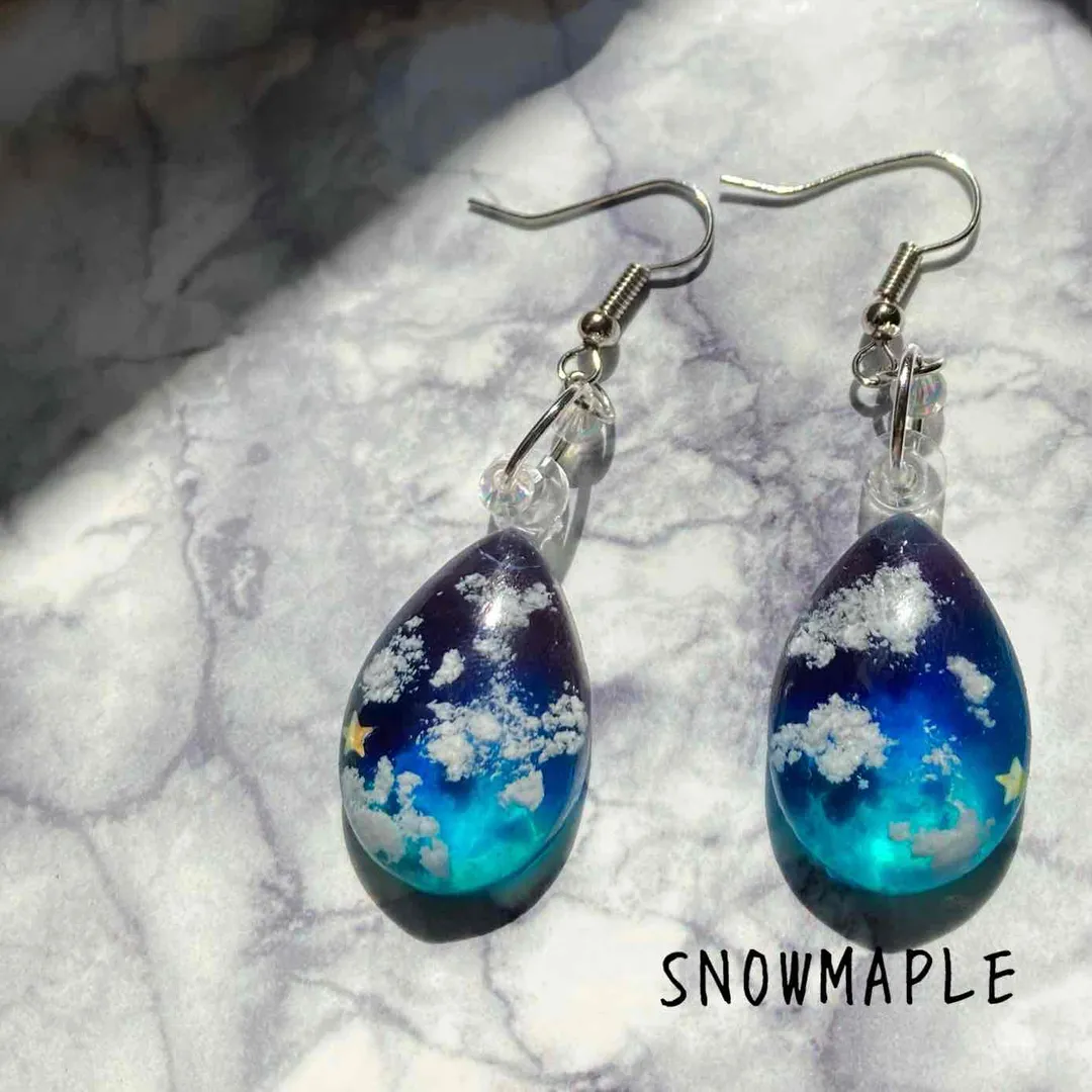 すのうめーぷるさんのレジン作品 | 改良版 最高峰のコスパ レジン液 大容量 100g 持続する...