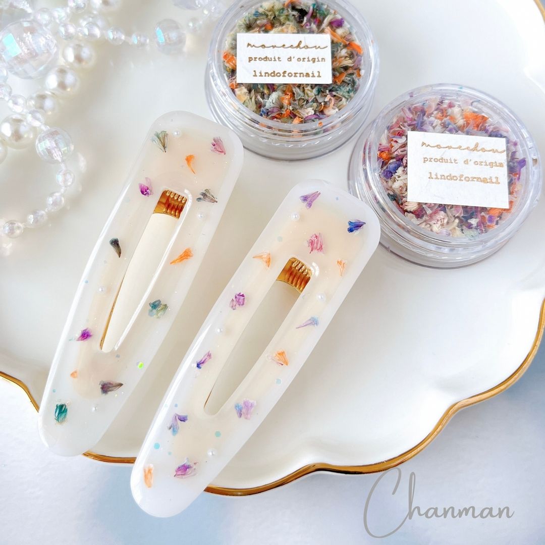 6本セット】ヘアクリップ ヘアピン ゴールド 中抜き 三角形 15mm×55mm