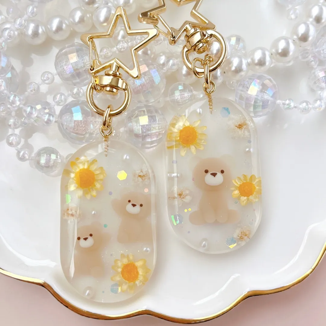 ちゃんまん ◡̈さんのレジン作品 | シリコンモールド ミニ くま 10匹