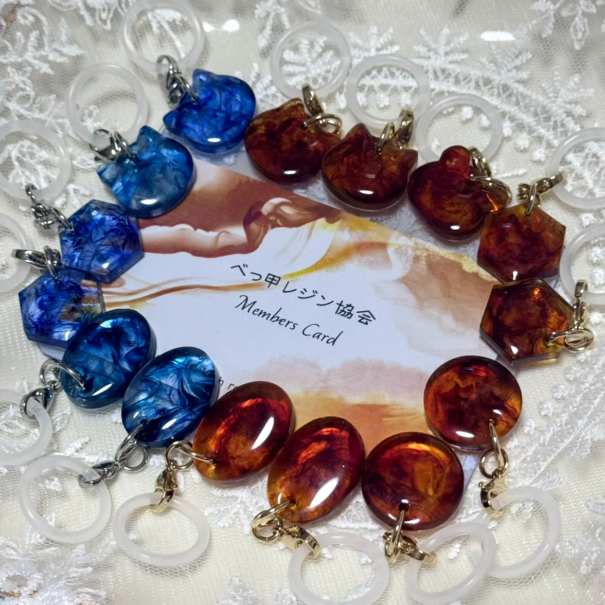 kmgr.ka.chanさんのレジン作品 | 作家のためのレジン 「着色剤 濃縮カラーレジン10g 定番1...