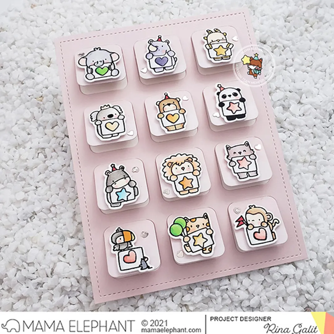 croppartyさんのペーパー
クラフト作品 | 【ママエレファント/MAMA ELEPHANT】クリアスタン...