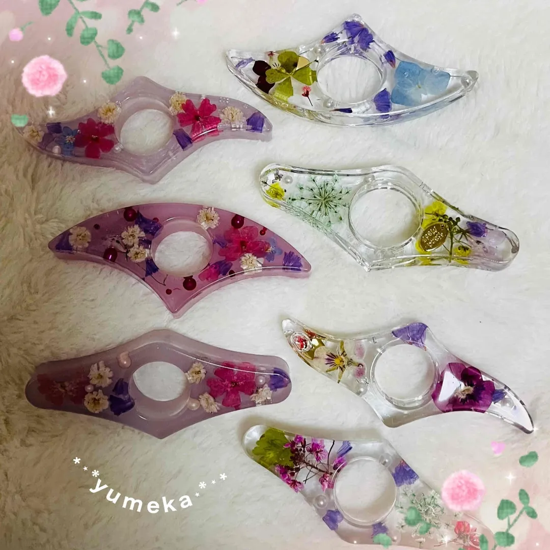 Pink_itigo🌸夢花さんのレジン作品 | レジンシール 英字 英文 メッセージ  メッセージシール ゴ...