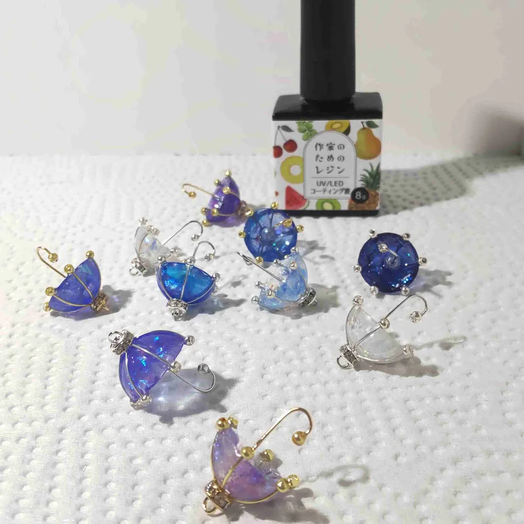 Bellさんのレジン作品 | 作家のためのレジン 「 UV/LEDコーティング液 8g 」...