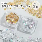 ☆NEW☆ 封入材 ホログラム グリッター ラメ 2色
