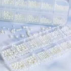 パール オフホワイト ケース入り レジン封入 シャカシャカ（S）