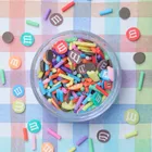 封入材 パーツミックス クレイ チョコ マーブル ミックスカラー シャカシャカ ケース入り