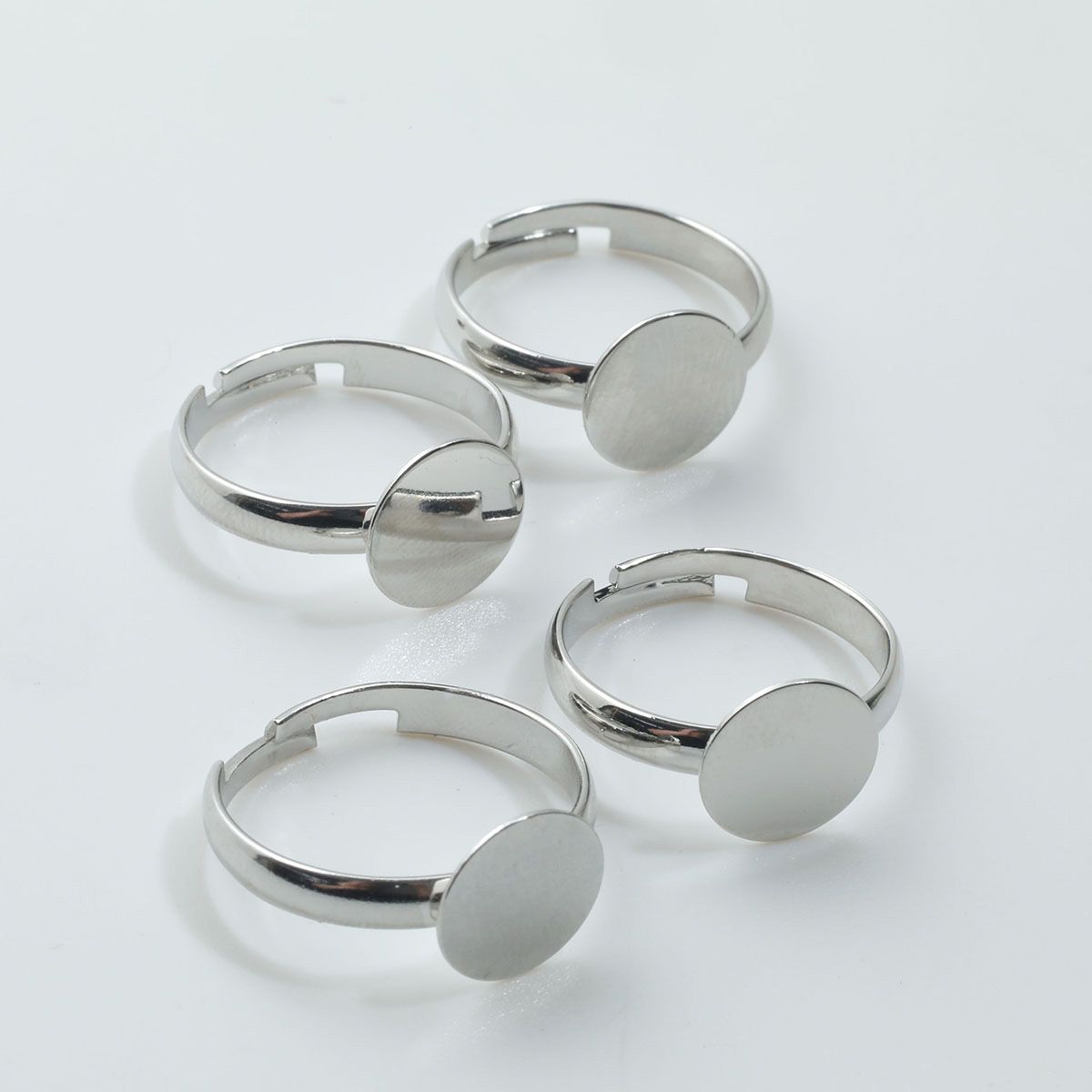 ミール皿付き リング 指輪 台座付き 10mm【4ヶ】 | クロッチャショップ